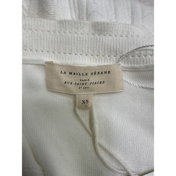 Sezane 'Jennah' White Viscose Dress Size XS - Picture 4 of 5